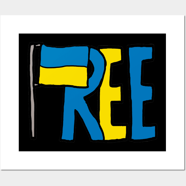 Free Ukraine Wall Art by Mark Ewbie